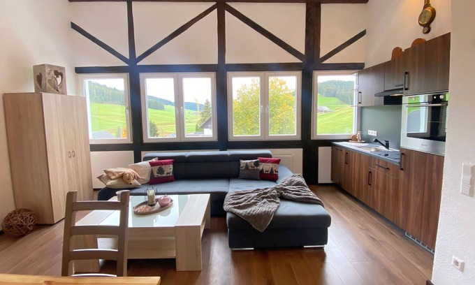 Voehrenbach Apartment | Ferienwohnung 1, 43 qm, 2 Schlafzimmer, 1 Schlafsofa, Max. 6 Personen