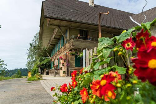 Sumiswald Apartment | Ferienwohnung auf Bauernhof mit Hotpot und Sauna