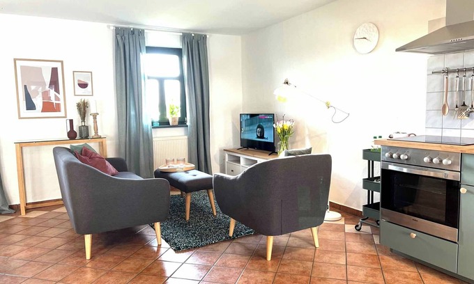 Dargun Apartment | Ferienwohnung Gotland Alte Schule Barlin Mecklenburg Pool