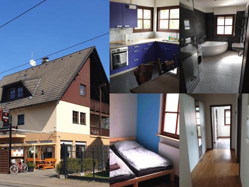Leutzsch Apartment | Ferienwohnung mit 123qm für 8 Personen mit sehr großem Garten, einfache Innen-Ausstattung