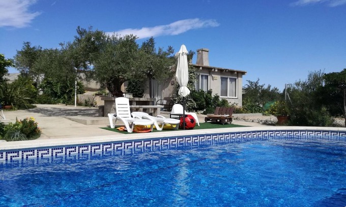 El Perello House | Finca with private pool & mountain views, dogs welcome.