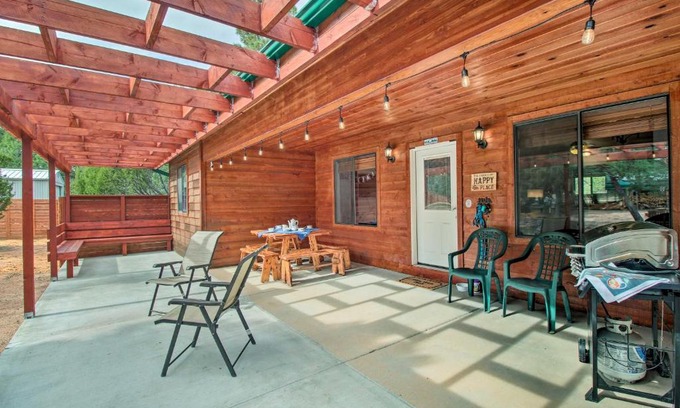 Overgaard House | Fire Pit, Fenced Yard Overgaard Cabin Near Hiking