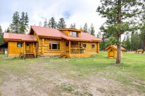 Seeley Lake House | Fish and Hike Seeley Lake Cabin on 2 and Acres!