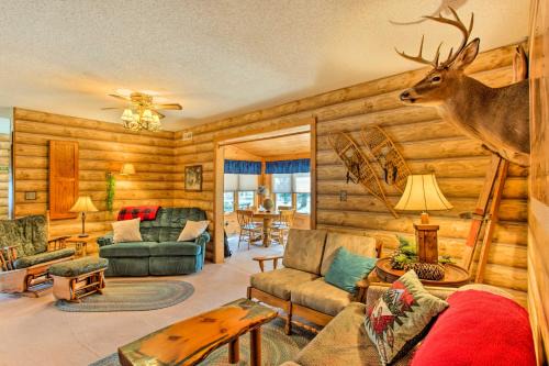 Lake Nebagamon House | Fish and Hike Wooded Cabin 9 Mi to Lake Nebagamon!