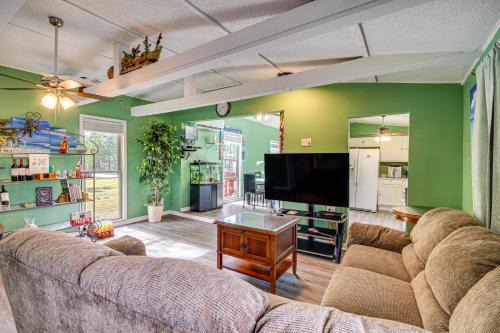 Shoreline Park House | Fishing On-Site Waterfront Home in Bay St Louis