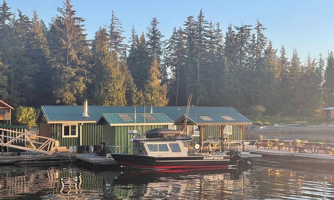 Cariboo Chilcotin Coast House | Float House Denny Island Central Coast Cabin Vacation Rental