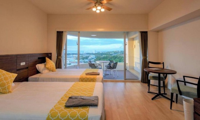 Nakadomari Hotel | For 4 people Partial Ocean View Twin vs | Roo/Kunigami-gun Okinawa