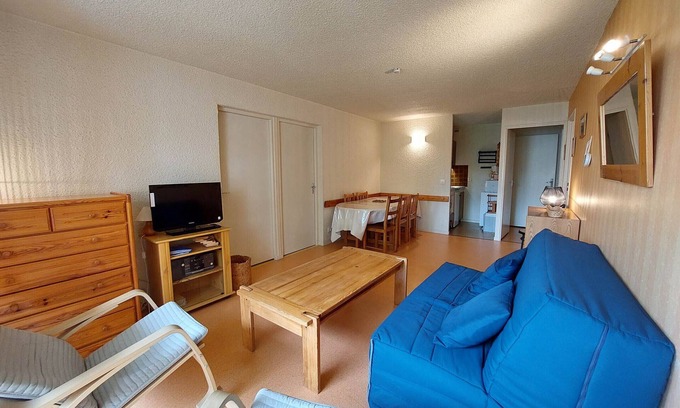 Autrans-Meaudre-en-Vercors Apartment | Cozy Apartment in Autrans, 6 Pers, Balcony, Near Ski & Village