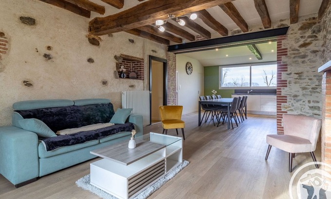 Beaupreau-en-Mauges Cottage | Rural Retreat in Mauges: Cozy Cottage with Terrace, Near Top Tourist Spots & Private Fishing Pond