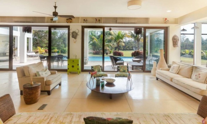 Chendhare House | Frangipani by Hireavilla-5br Lux Estate in Alibaug