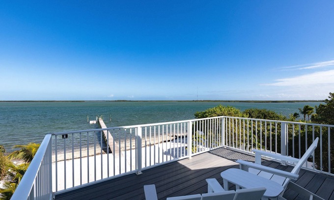 Sugarloaf Key House | Frank & Norma's Oasis: Stunning 3BR Open Water Home on Sugarloaf, Pool, Beach, Dock & Dog Friendly