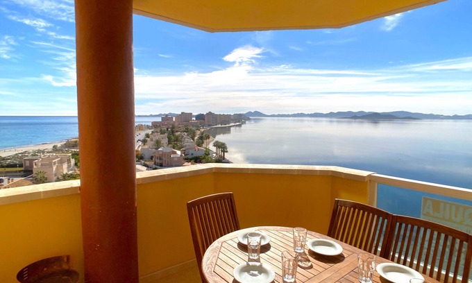 San Javier Apartment | Front line with stunning sea views!