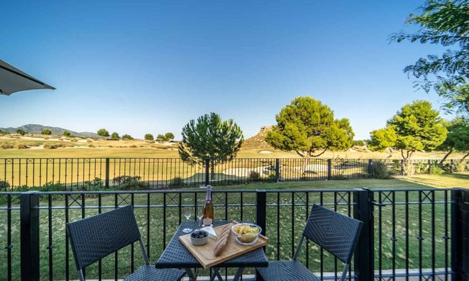 Caserio Los Tarquinos Apartment | Front line Golf Course. 2 bedroom/bathroom apartment, private Jacuzzi area,