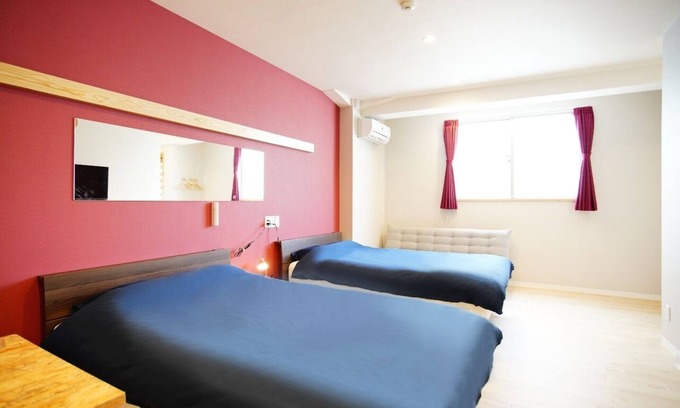 Okinawa Apartment | Furushima 101 2 double beds with kitchen washing/Naha Okinawa