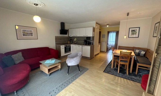 Kotzting Apartment | FW 43qm | 2-Zimmer-Appartements mit täglich freiem Eintritt ins AQACUR