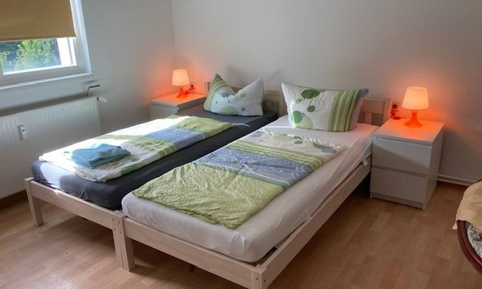 Melchow Apartment | Gästezimmer 4 mit Gemeinschaftsküche für Max. 4 Personen