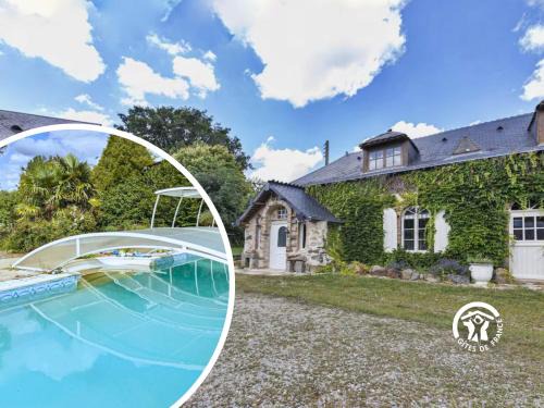 Gennes-sur-Glaize House | Gîte familial avec piscine couverte, animaux et grand jardin, tout inclus, jusqu'à 11 pers - FR-1-600-234