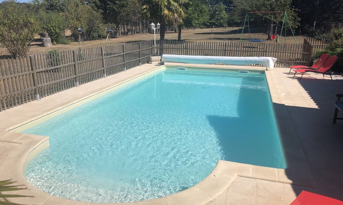 Pons House | Gîte La Grange du Pech, Piscine Sécurisée Enfants