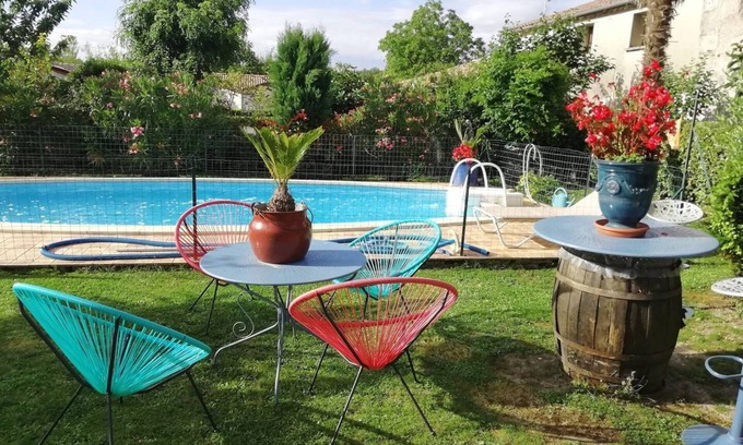 Sauvagnas House | Gîte piscine privée au sel - Lot-et-Garonne