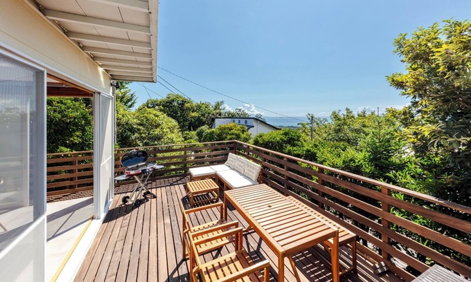 Yawatano House | Gaming villa with ocean viewTerrace BBQAccommoda/Ito Shizuoka