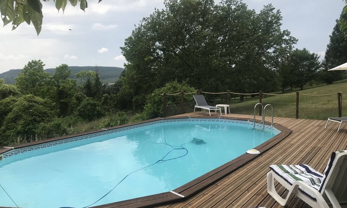 Penne-d'Agenais House | Garden apartment with swimming pool in house