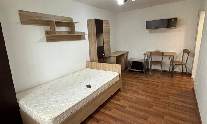 Cluj-Napoca Apartment | Garsoniera Garii- entire unit bedroom, bathroom and kitchen