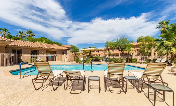 Alta Mesa Condo | Gated Luxury Condo. 3 King beds! Alta Mesa Resort golf course view!