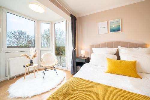 Cappel-Neufeld Apartment | Gemütliche Sonnenwohnung am Meer mit Sauna