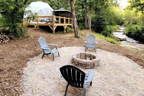 Purlear Other | Geodome on Creek, Great Getaway, WIFI & Hot Shower near Boone, NC