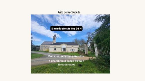 Monce-en-Belin House | Gite de la Chapelle - Circuit des 24 heures - ARNAGE - 10 personnes