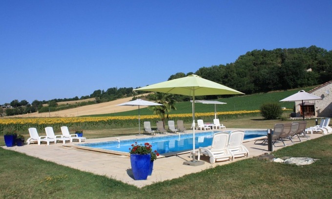 Roquecor Cottage | GÎTE LEONIE with Pool - 6/7p - near Lot Valley - Quercy South West