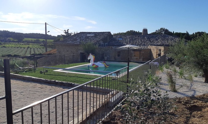 Saint-Marcel-de-Careiret House | GITE OF MAS SOURLIN: FULLY RENOVATED IN 2019, NEW!