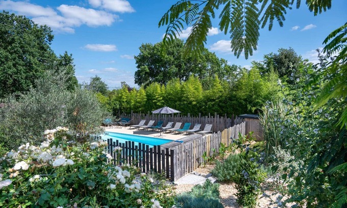Pujaudran Cottage | Gîte Occitanie, 2 rooms, air-conditioned with terrace for 1 to 3 people - shared outdoor swimming pool
