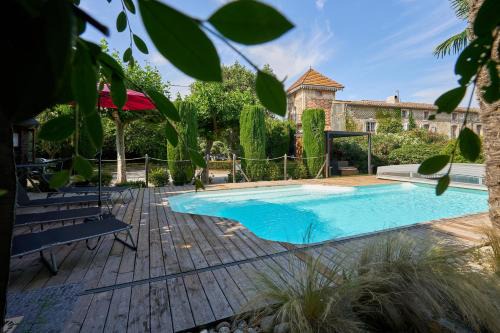 Alzonne House | Gite STANDING climatisé avec piscine chauffée et SPA PRIVATIF