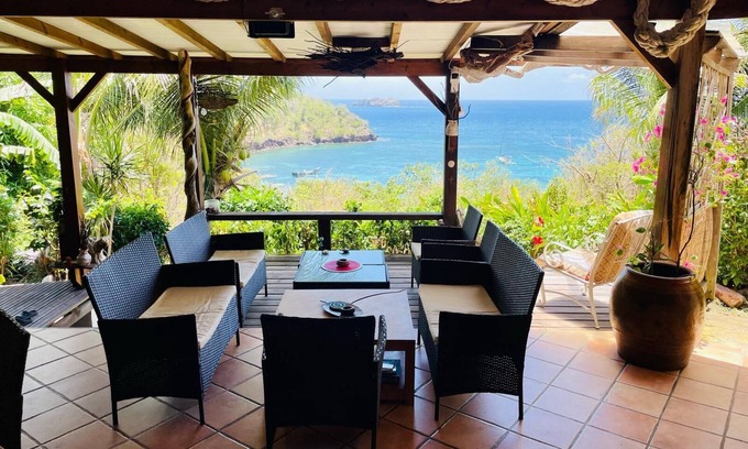 Grand Anse House | Gite Ti Kazalo - Gwo Kaz - sea view - Baie des Tortues beach access