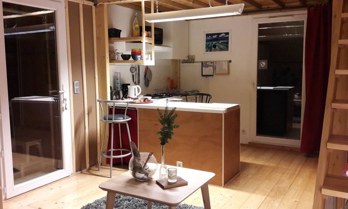 Arbois Apartment | Gite with bamboo - duplex studio 1/4 people
