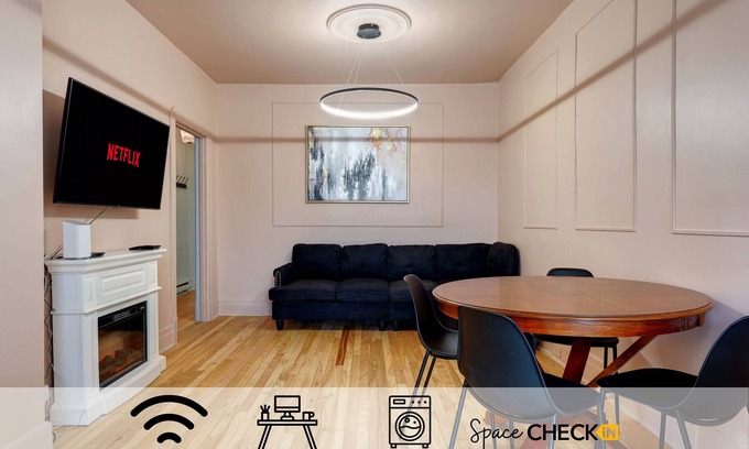Hochelaga Apartment | Glamorous getaway | Subway nearby | Parking ($)