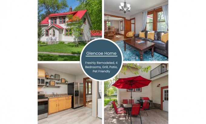 Glencoe House | Glencoe-4 Bedroom-freshly remodeled-grill-pets
