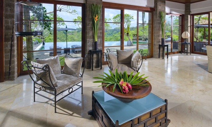 Samplangan Villa | Gorgeous 5BR Villa W/Waterfall & Feature Garden Located Near Ubud! W/Pool!