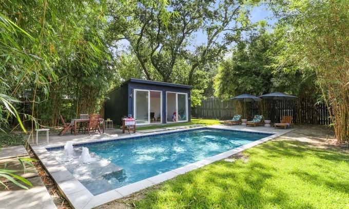 Mid-City Apartment | Gorgeous backyard Pool, 2BD Midcity Retreat!