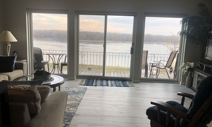 Bellevue Condo | Gorgeous Mississippi riverfront condo available on other site.