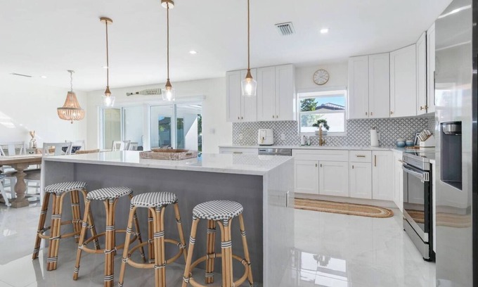 Garden Isles House | Gorgeous Waterfront Luxe Home w/Heated Pool. Perfect Location!