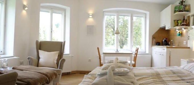 Bad Großpertholz Apartment | Grüne Wiese - Gäste-Minibungalow in der Edermühle