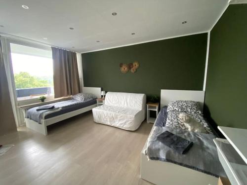 Hochheide Apartment | GrüneOase Balkon smartTV WiFi WaMa