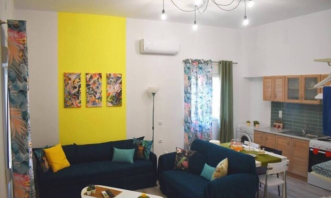 Archanes-Asterousia Apartment | Pirgos Colorful Studio Parking WiFi Ac