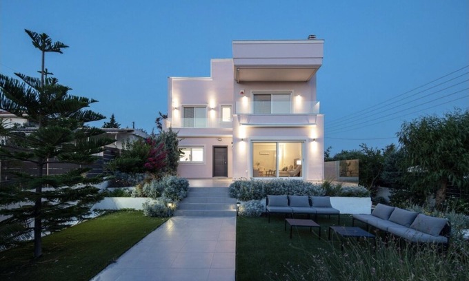 Saronikos Villa | GRAND PANORAMIC VILLAS LAGONISSI/ATHENS RIVIERA/PEACEFUL/AEGEAN SEA VIEW/SUNSET