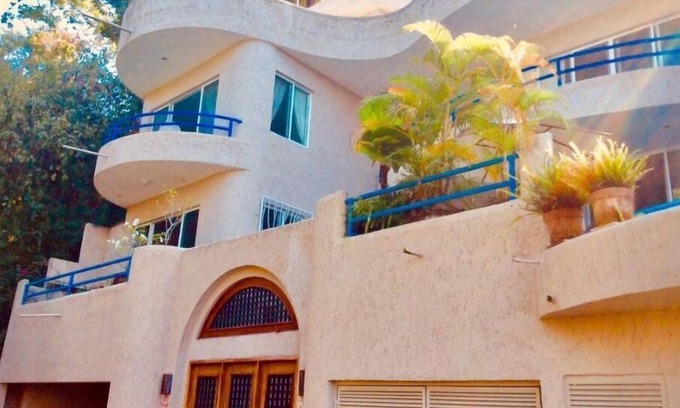 La Manzanilla Villa | Green Apartment con vista al mar y a las montañas en casa elegante