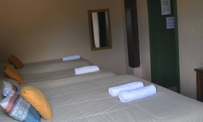 Jaguaribe Cabin | Green Quadruple Room