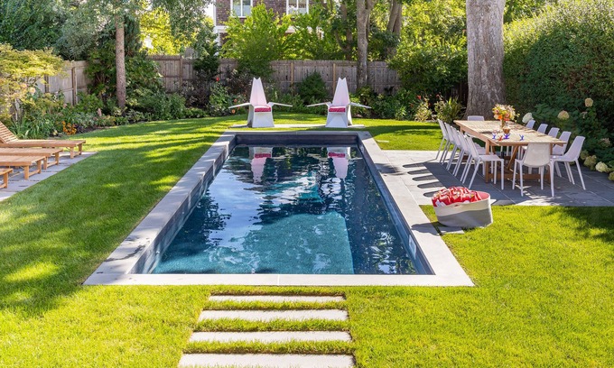 Pipes Cove House | Greenport Village Home with Heated Salt Water Pool
