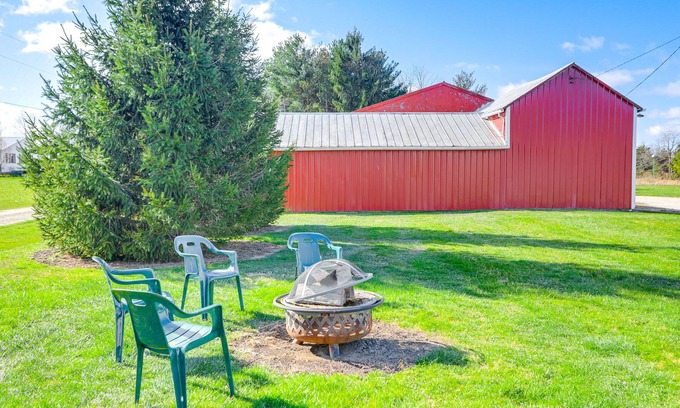 New Haven Huron County Apartment | Greenwich Countryside Apartment w/Shared Yard
